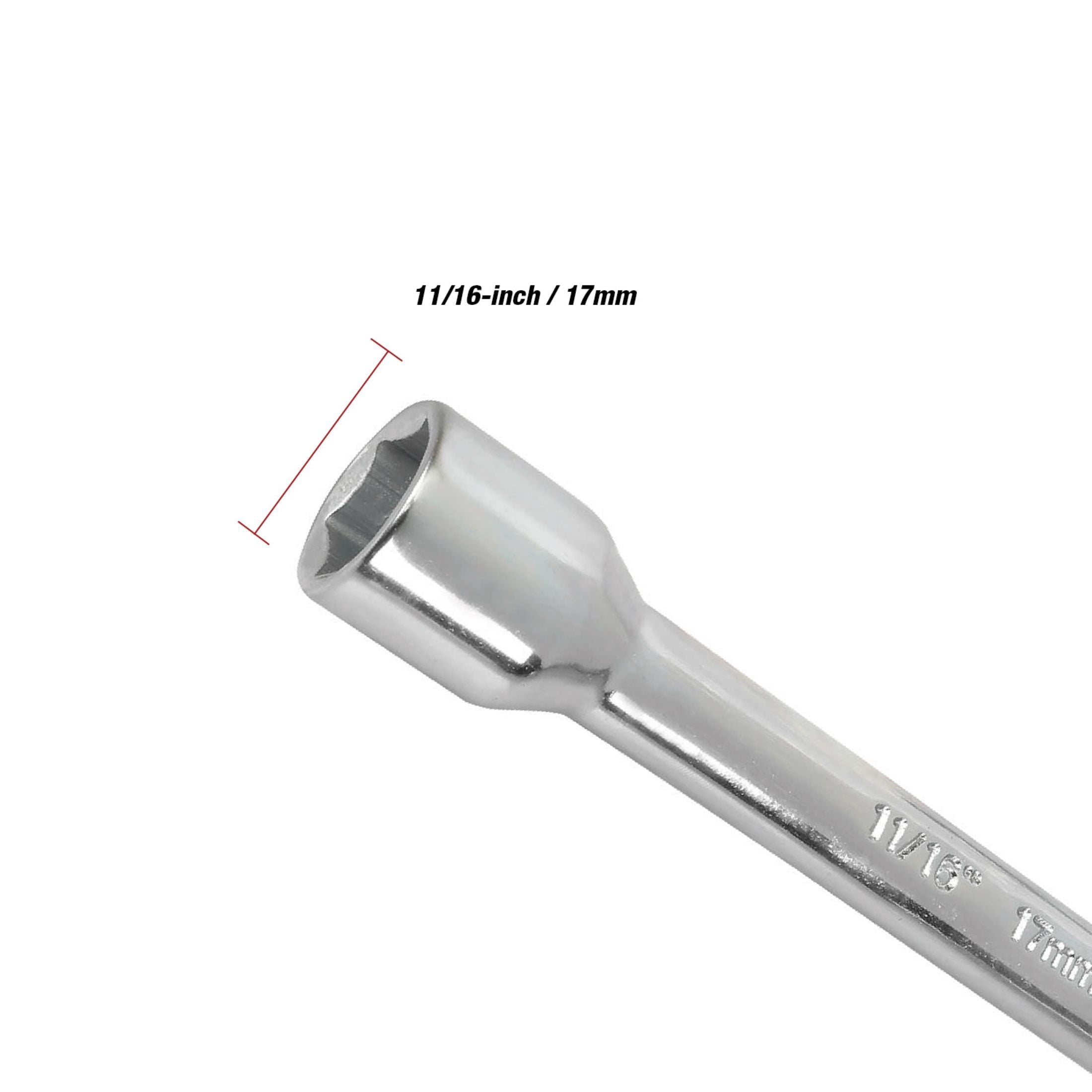Hyper Tough 14-inch Lug Wrench with Anti-Corrosion Plating for Easy Tire Replacement
