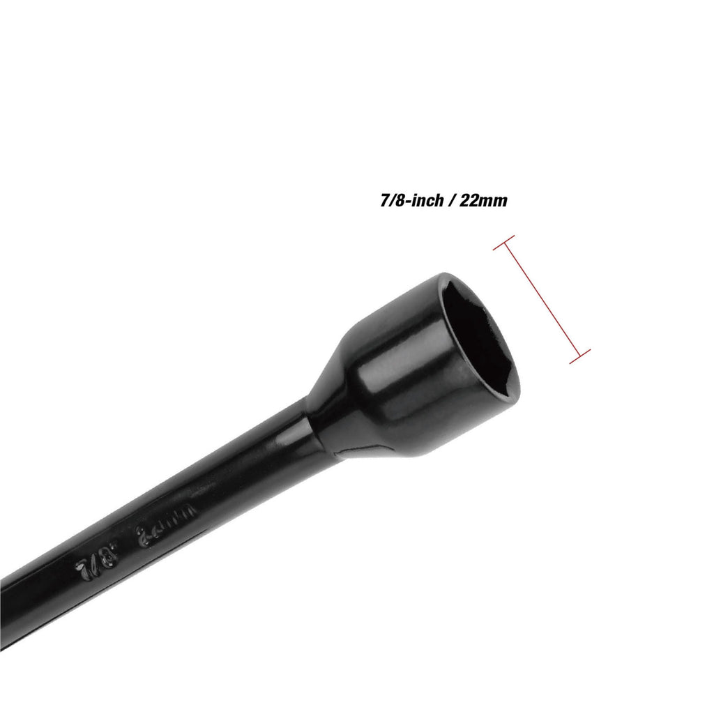 Hyper Tough 14-inch Powder Coated Lug Wrench for Tire Replacement